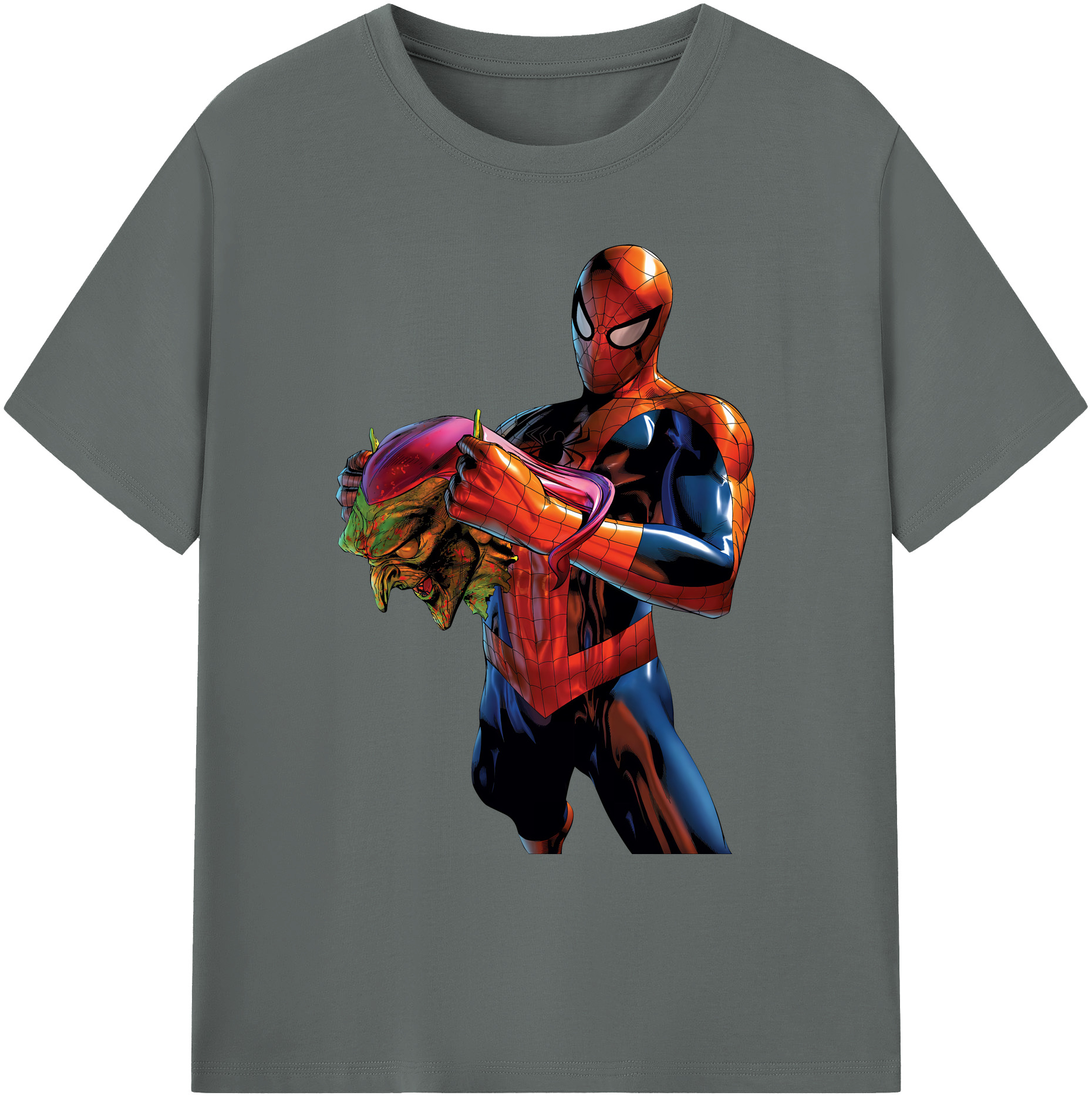 （画像用） Spider Man スパイダーマン 綿100％ メンズ半袖Tシャツ｜肌触りやわらか＆通気性